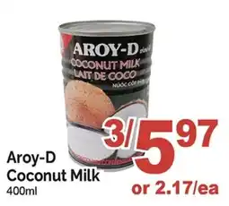 T&T Supermarket Aroy-D coconut milk offer