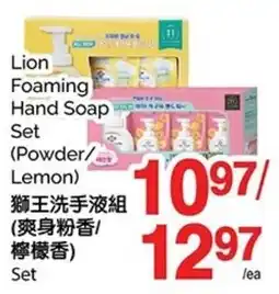 T&T Supermarket Lion Foaming Hand Soap Set offer