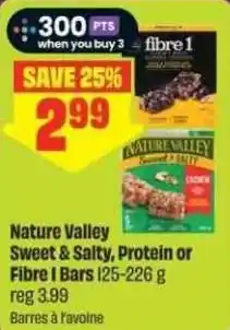 Chalo FreshCo Nature Valley Sweet & Salty, Protein or Fibre 1 Bars offer