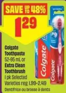 Chalo FreshCo Colgate toothpaste and extra clean toothbrush offer
