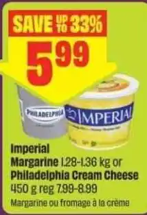Chalo FreshCo Imperial margarine or fromage à la crème offer