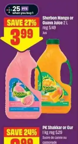Chalo FreshCo Sherbon Mango or Guava Juice offer