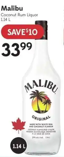 Safeway Malibu Coconut Rum Liquor offer