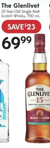 Safeway The Glenlivet 15-Year-Old Single Malt Scotch Whisky offer
