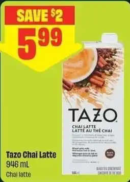 Chalo FreshCo Tazo Chai Latte offer