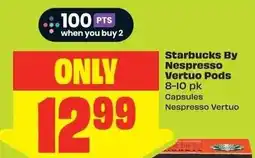 Chalo FreshCo Starbucks By Nespresso Vertuo Pods offer