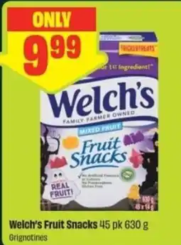 Chalo FreshCo Welch's Fruit Snacks offer