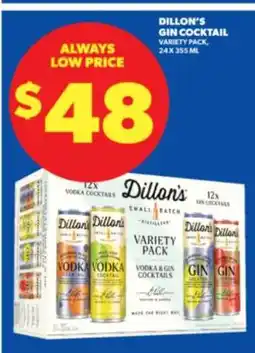 Real Canadian Liquorstore Dillon's Gin Cocktail Variety Pack offer