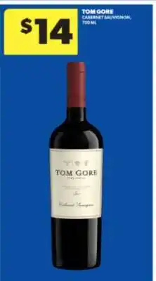 Real Canadian Liquorstore Tom Gore Cabernet Sauvignon offer