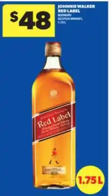 Real Canadian Liquorstore Johnnie Walker Red Label offer