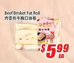 WinCo Food Mart Beef Brisket Fat Roll offer