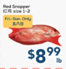 Oceans Fresh Food Market Red Snapper offer
