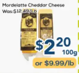 Oceans Fresh Food Market Mordelatte Cheddar Cheese offer
