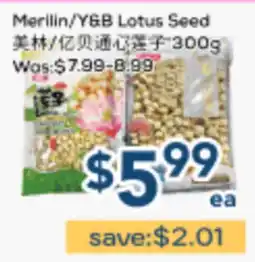 Oceans Fresh Food Market Merllin/Y&B Lotus Seed offer
