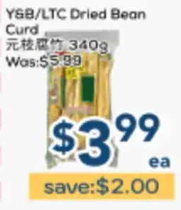 Oceans Fresh Food Market Y&B/LTC Dried Bean Curd offer