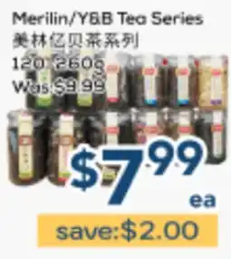 Oceans Fresh Food Market Merilin/Y&B Tea Series offer