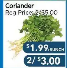 Blue Sky Supermarket Coriander offer