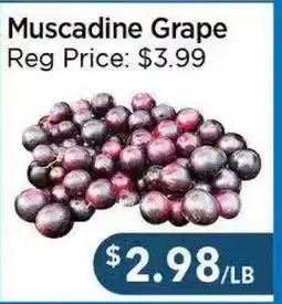 Blue Sky Supermarket Muscadine Grape offer