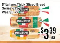 Nations Fresh Foods D'Italiano Thick Sliced Bread Series 6759 offer