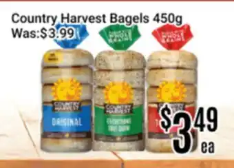 Nations Fresh Foods Country Harvest Bagels offer