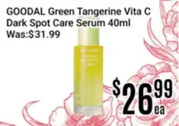 Nations Fresh Foods GOODAL Green Tangerine Vita C Dark Spot Care Serum offer