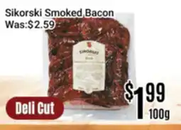 Nations Fresh Foods Sikorski Smoked Bacon offer