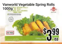 Nations Fresh Foods Vanworld Vegetable Spring Rolls offer