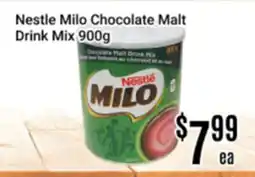 Nations Fresh Foods Nestle Milo Chocolate Malt Drink Mix offer