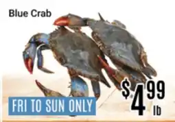 Nations Fresh Foods Blue Crab offer