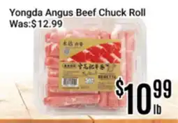 Nations Fresh Foods Yongda Angus Beef Chuck Roll offer