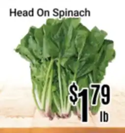 Nations Fresh Foods Head On Spinach offer