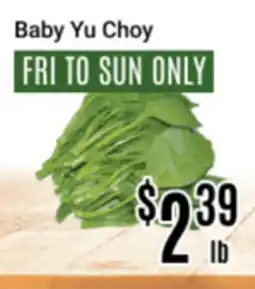 Nations Fresh Foods Baby Yu Choy offer
