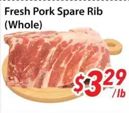 Bestco Food Mart Fresh Pork Spare Rib (Whole) offer