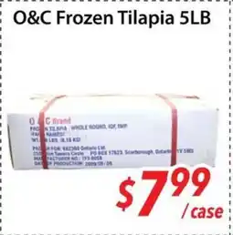 Bestco Food Mart O&C Frozen Tilapia 5LB offer