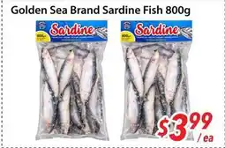 Bestco Food Mart Golden Sea Brand Sardine Fish offer