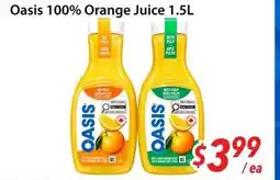 Bestco Food Mart Oasis 100% Orange Juice offer