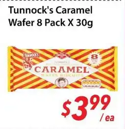 Bestco Food Mart Tunnock's Caramel Wafer 8 Pack X 30g offer
