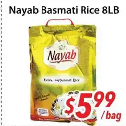 Bestco Food Mart Nayab Basmati Rice 8LB offer