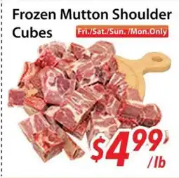 Bestco Food Mart Frozen Mutton Shoulder Cubes offer