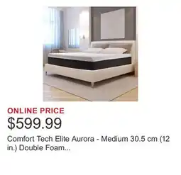 Costco Comfort Tech Elite Aurora - Medium 30.5 cm (12 in.) Double Foam Mattress offer