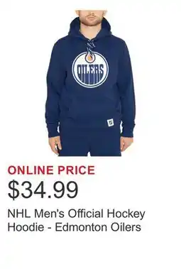 Costco NHL Men's Official Hockey Hoodie - Edmonton Oilers offer