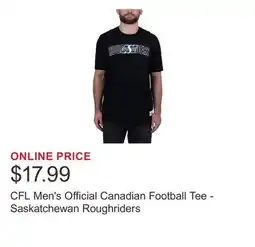 Costco CFL Men's Official Canadian Football Tee - Saskatchewan Roughriders offer