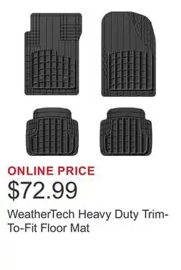 Costco WeatherTech Heavy Duty Trim-To-Fit Floor Mat offer