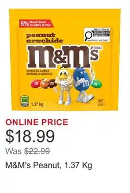 Costco M&M's Peanut offer