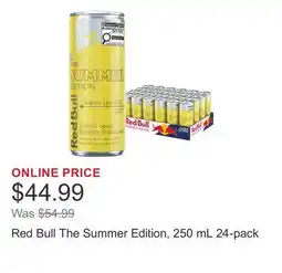 Costco Red Bull The Summer Edition, 250 mL 24-pack offer