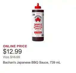 Costco Bachan's Japanese BBQ Sauce offer