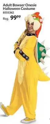 Party City Adult Bowser Onesie Halloween Costume offer