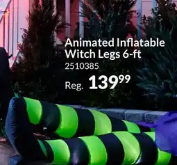Party City Animated Inflatable Witch Legs 6-ft offer