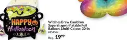 Party City Witches Brew Cauldron Supershape Inflatable Foil Balloon, Multi-Colour, 30-in offer
