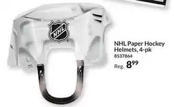Party City NHL Paper Hockey Helmets, 4-pk offer